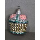 Корзина с цветами. Достаточно редкая игрушка из СССР.