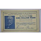 1923 год 1 000 000 марок Германия