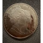 Монета. 1 крона Острова Мэн выпущенная в 2012 году в честь Чемпионата Европы по футболу