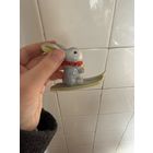 Заяц на лыжах фарфор