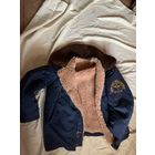 Оригинальная куртка советских пилотов на натуральном стриженном мехе барашка уже с РЕДЧАЙШИМ !!! логотипом на рукаве! В размере 50-3.