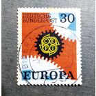 Марка Германия 1967 год Европа СЕРТ