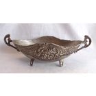 Конфетница Фруктовница Ладья Серебрение 08