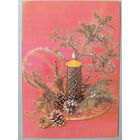 С Новым годом! Фото С.Мартьяхина. Открытка, чистая, 1984г.