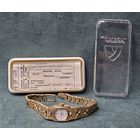 Старт с 1 Рубля !!! Часы женские СССР Чайка AU 17 камней Рабочие !!!