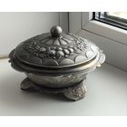 Сахарница мельхиор серебрения