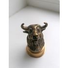 Стопка - перевертыш Бык, литье, бронза