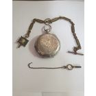 Часы карманные, царизм , серебро, 84 проба, Верный ход