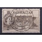 56.BrK. Великобритания. Колонии. Гибралтар. Елизавета II. Местные мотивы. 1958 г. 2d. Mi.#137b.