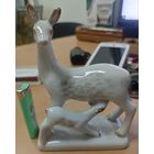 Фарфоровая Статуэтка Олениха с Олененком ПЗХК СССР