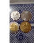 Ливия лот 4 штуки 2014  50,100,1/4, 1/2,