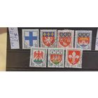 РАСПРОДАЖА ФРАНЦИЯ 1958г. Полная серия. Гаш.