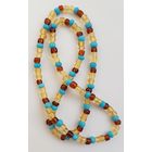 Стеклянные бусы. Чокер. Длина 40 см