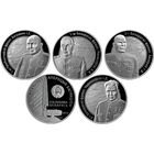 Серебро . 67.24 гр .  Комплект Операция " Багратион " 4 монеты по 10 рублей каждая . 2010 год .  925 проба . Победа . Освобождение .
