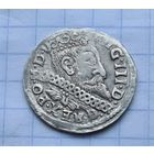 Трояк 1600 года в хорошем состоянии