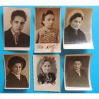 Фото "Портреты", Бел., 1950-1960-е гг., 6шт.