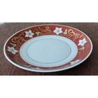 Блюдце эпохи СССР (очень редкий сервиз). Полонский фарфоровый завод (Полонное). 1953-1957 гг