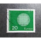 Марка Германия 1970 год Европа СЕРТ