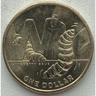 Австралия 1 доллар 2021 г. Алфавит. Буква W