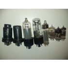 Радиодетали: радиолампы, КПЕ, припой пос 61, монтажные планки