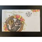 Австралия 1 доллар "Спящие детёныши животных. Тасманийский дьявол" 2021 год UNC