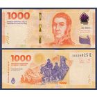 Аргентина, 1000 песо 2023 г., P-W367 (генерал Хосе де Сан Мартин, переход через Анды 1817г.), UNC