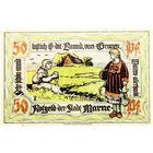 РАСПРОДАЖА!!! - ГЕРМАНИЯ МАРНЕ (ШЛЕЗВИГ-ГОЛЬШТЕЙН) 50 пфеннигов 1922 год - UNC!