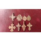 Лот старинных крестиков