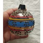 Ёлочная игрушка шар толстые стекло