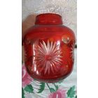 Ваза СССР, ваза красное стекло