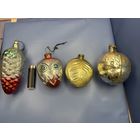 Старт с 1 рубля ! Кремлевские елочные игрушки ,толстое стекло ! Смотрите другие лоты много распродаж!