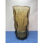 Ваза Дубрава, з-д Неман, автор Мурахвер 1960-70 гг., коричневое стекло 23*13 см