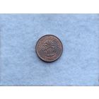 Werty71 ОАЭ Объединенные Арабские Эмираты 1 филс 1973 Пальмы не дирхам Блеск