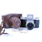 Фотоаппарат Praktica с объективом Carl Zeiss Jena Biotar T 2/58 M42