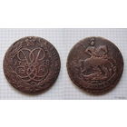 Двушка Елизаветы  1758г. (родной кружок !!!) (ОБМЕН)***