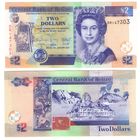 Белиз (Британский Гондурас) 2 доллара  2017 год UNC