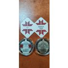 Калинковичский строй 2023г комплект из 2 монет 20р серебро и 1р медноникель