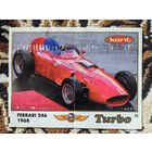 Вкладыш Turbo (Турбо) Classic (серия 1-70, без Классик), номер 33, Ferrari 246, 1968. Возможен небольшой торг.