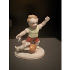 Статуэтка Дети Мальчик Собака  Германия   винтаж с 1 рубля
