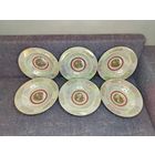 Все лоты с 1 Рубля!!! Комплект глубоких тарелок на 6 персон!!! Германия. Henneberg  Porzellan!!