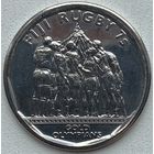 Фиджи 50 центов 2017 г. Команда Фиджи чемпионы Олимпиады 2016 г. по регби-7