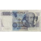 Банкнота 10000 лир. Италия. 1984 год. НЕ БЫЛА В ОБОРОТЕ