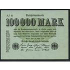 Германия. 100000 Марок 1923 года P91a UNC