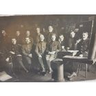 Фото ПМВ Бойцы в блиндаже, греются у буржуйки.Оригинал!