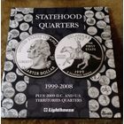 США Собранный полный комплект памятных квотеров в фирменном альбоме ,,Штаты и территории''Хороший подарок.46 шт.