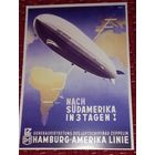 Рейх,Граф, Цепилин  рейс Гамбург- Америка  чистая (алб)