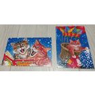 Посткроссинг. Художник Ирина Гармашова, коты (10х15). Подписана. Цена за пару.