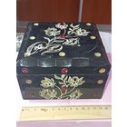 Старинная шкатулка , ручная работа и роспись .