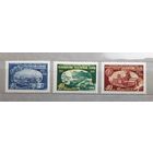 СССР 1958г. Серия из 3 марок: Первенцы советской индустрии. **