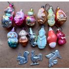 Елочные игрушки СССР 15 штук.ЕСТЬ НЕЧАСТЫЕ.
